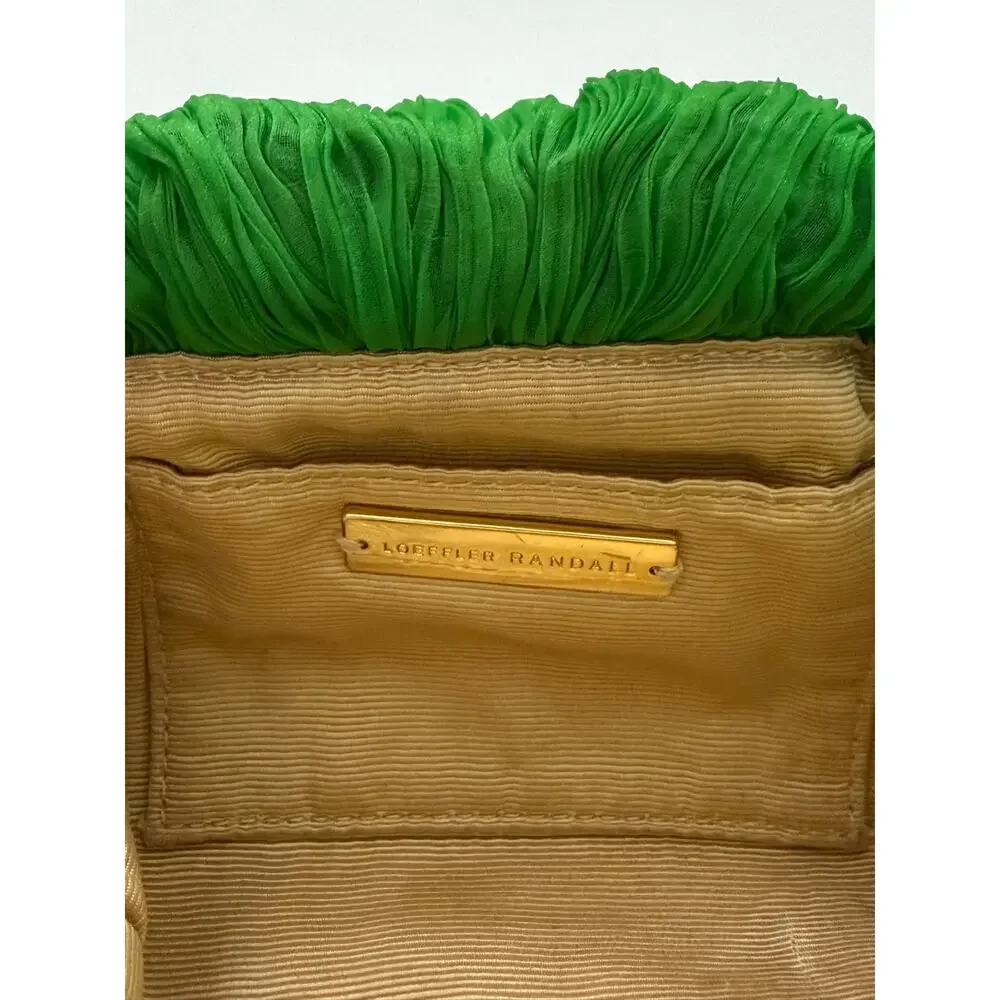 Loeffler Randall Bailey Pleated Clutch in Clover